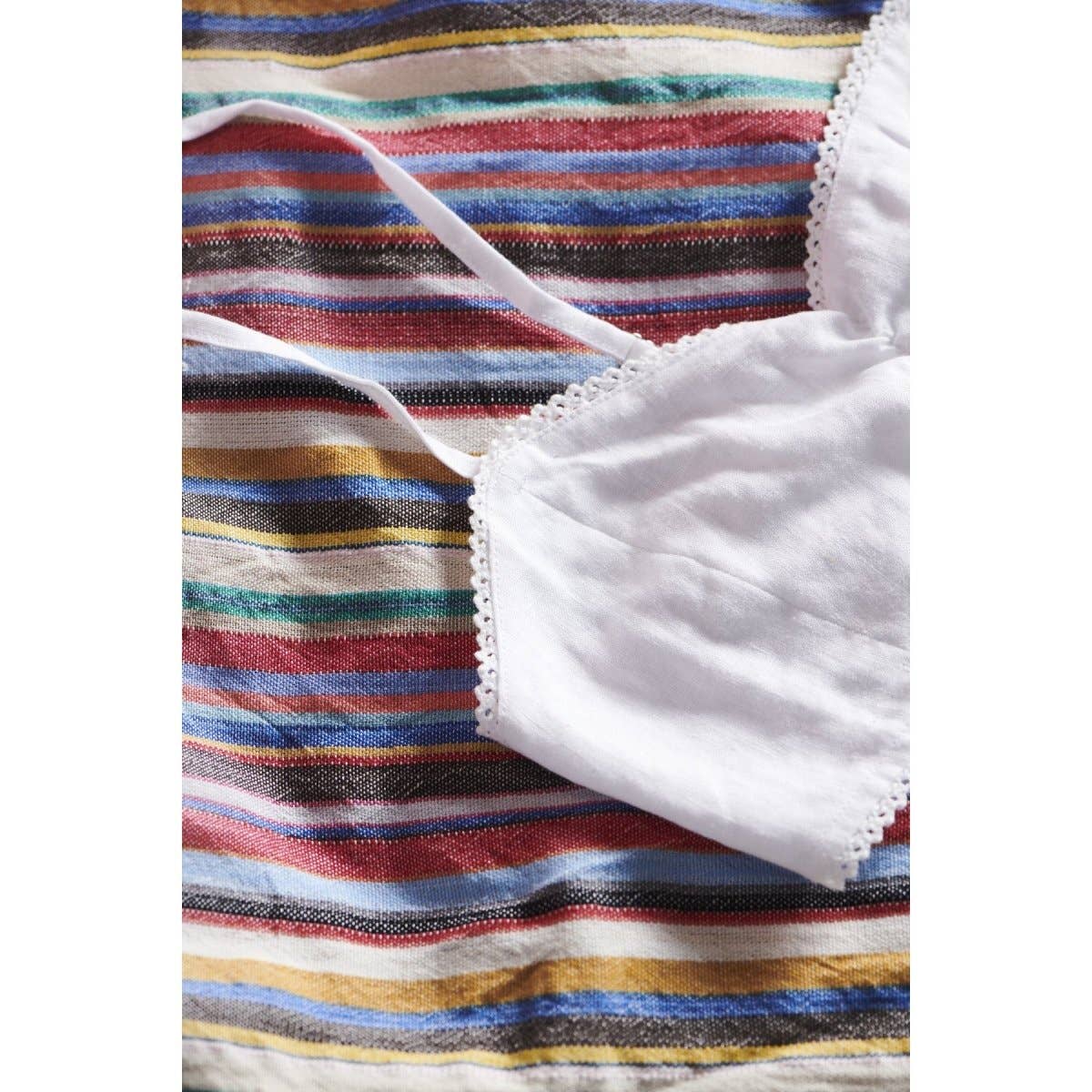 White Bralette - Linen: 12