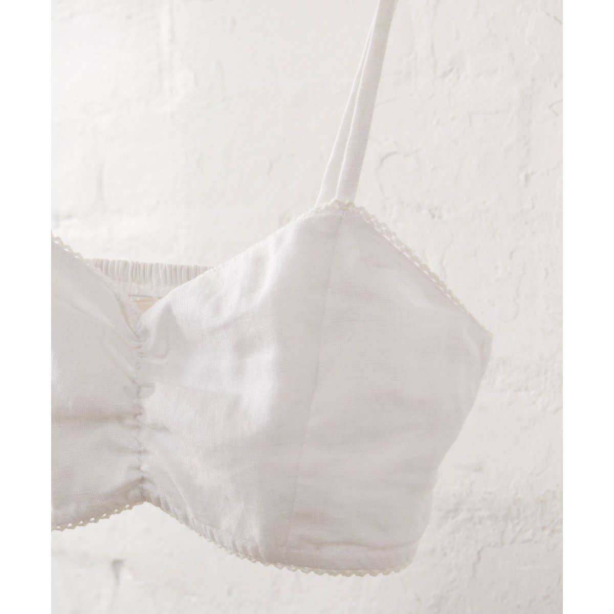 White Bralette - Linen: 12