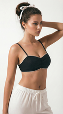 The Signature Bralette, Midnight