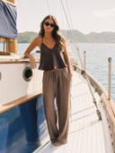 The Sunday Pant, Mocha The Cloth