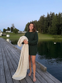 Lakeside Speckled Wool Throw The Cloth