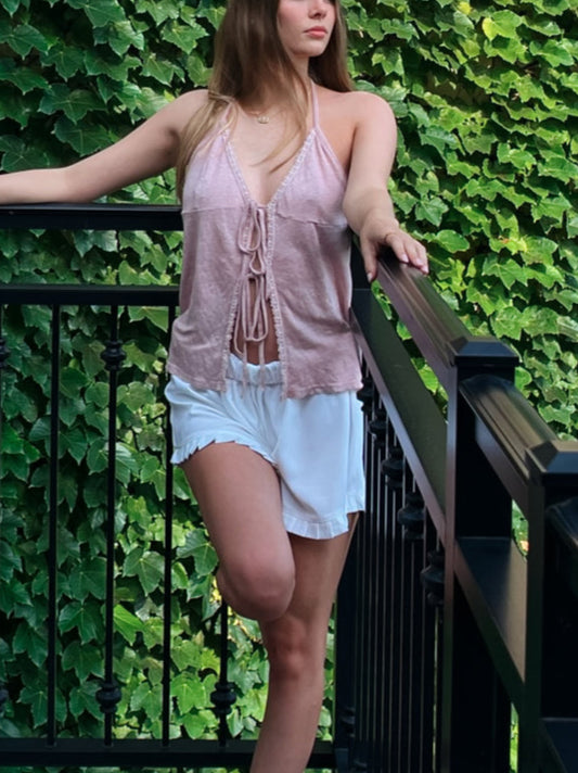 The Little Bow Top, Rose